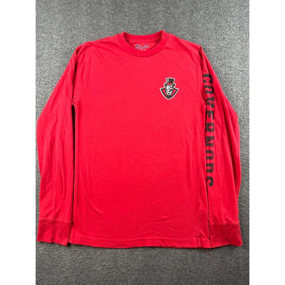 Champion Authentic Athleticwear‎ Red Long Sleeve T-Shirt Men's Small